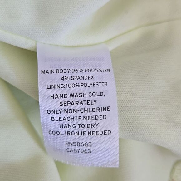 BP. Ruched Cropped Cami Abstract Yellow - Picture 6 of 7